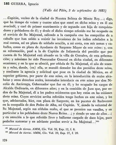 Cedulario Autobiográfico de Pobladores y Conquistadores de Nuevo León