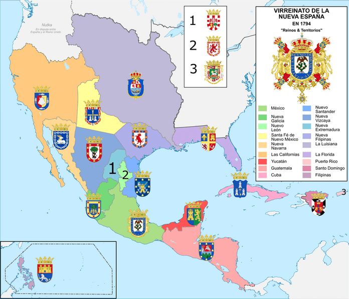 Viceroyalty of New Spain 1794